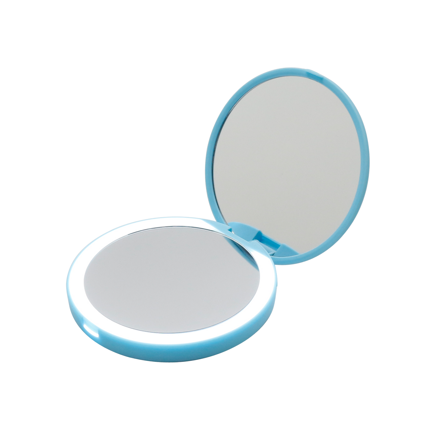 compact mirror with led light