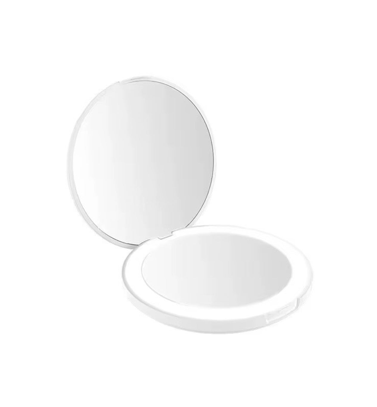 compact mirror with led light